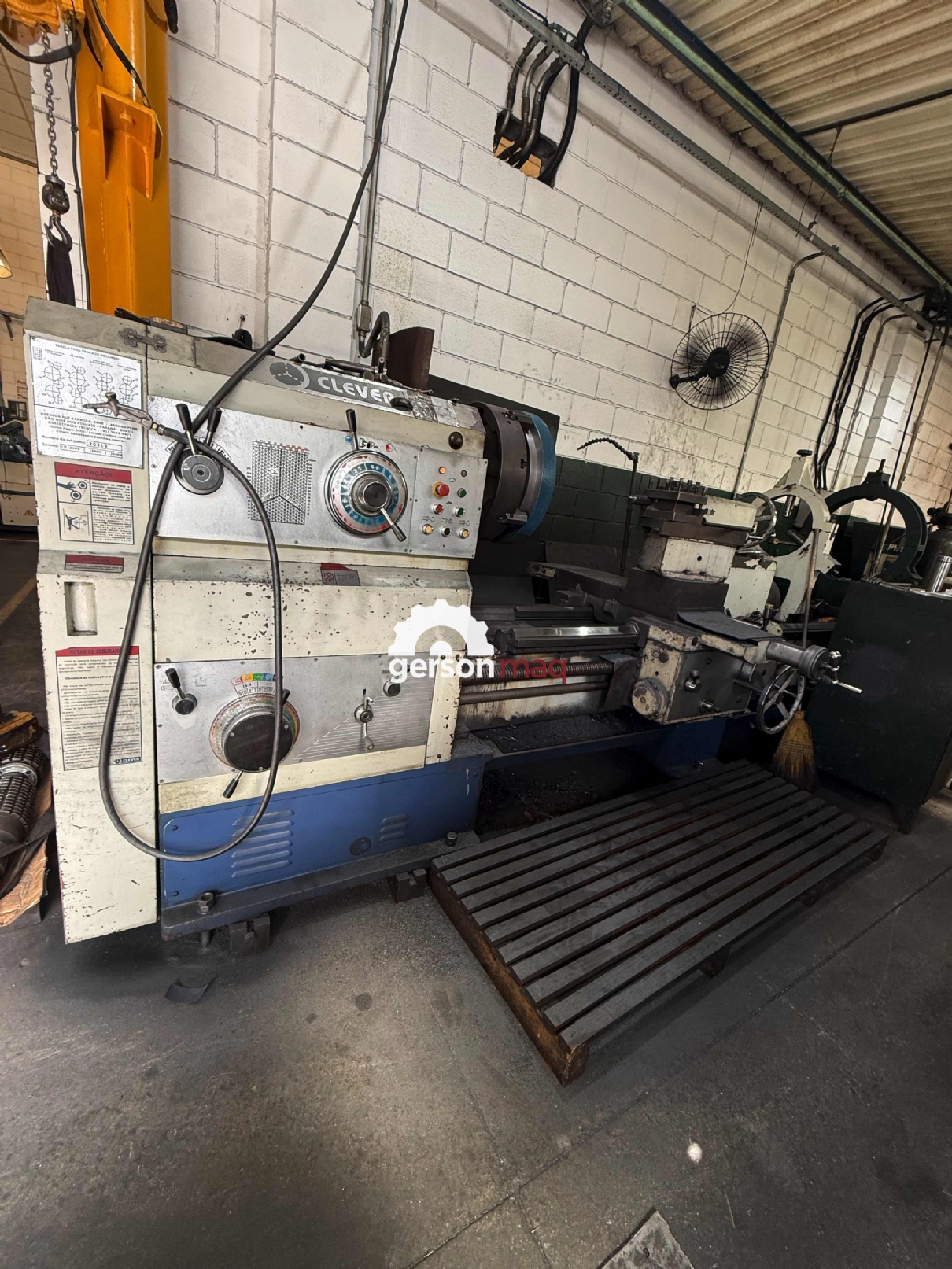 TORNO MECANICO CLEVER L44120 - 1100 X 3000 mm